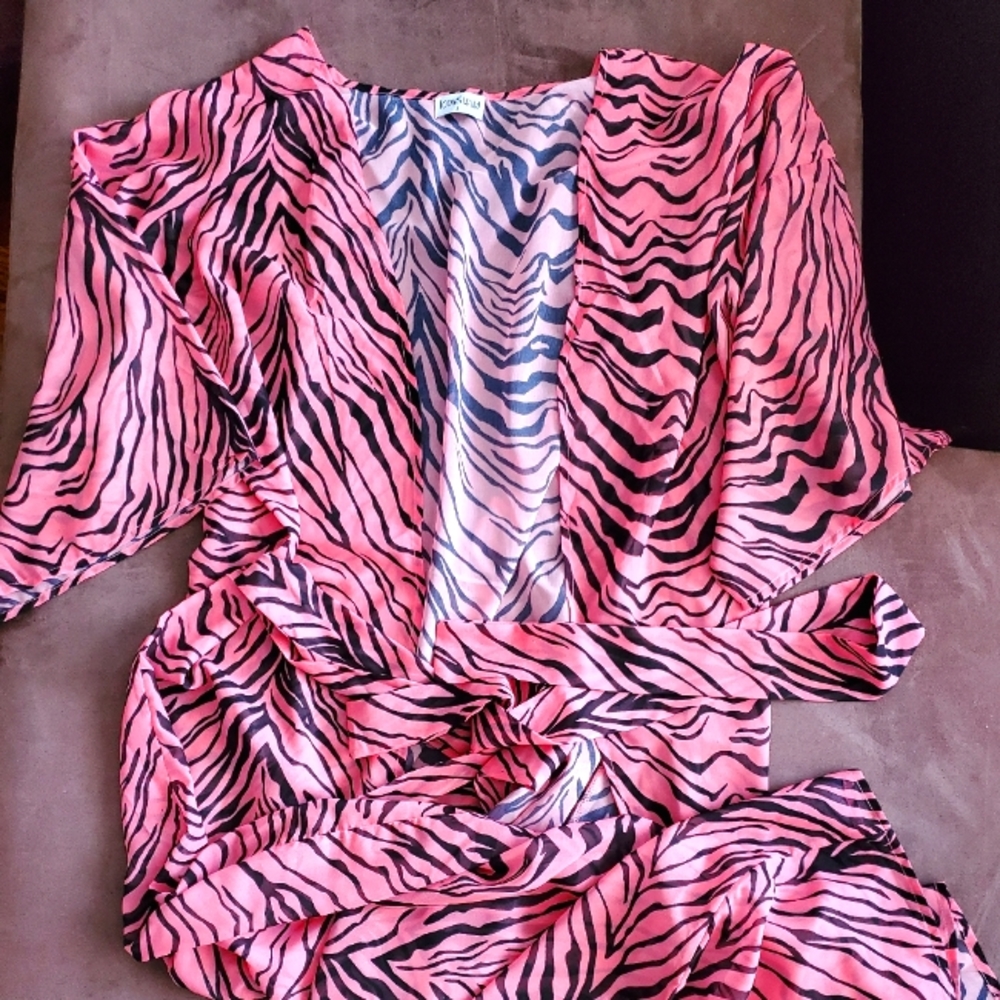 Animal Print Kimono